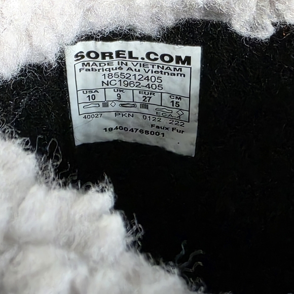 Sorel Boys Girls Little-big Kid Yoot Pac Nylon Snow Boot in Blue Size 10 - Picture 12 of 12